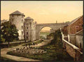 Vintage Chateau des Comtes Namur A4 Photo Print