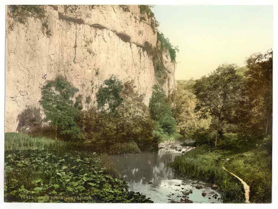 Vintage Chee Tor Ii Millers Dale Derbyshire England A4 Photo Print