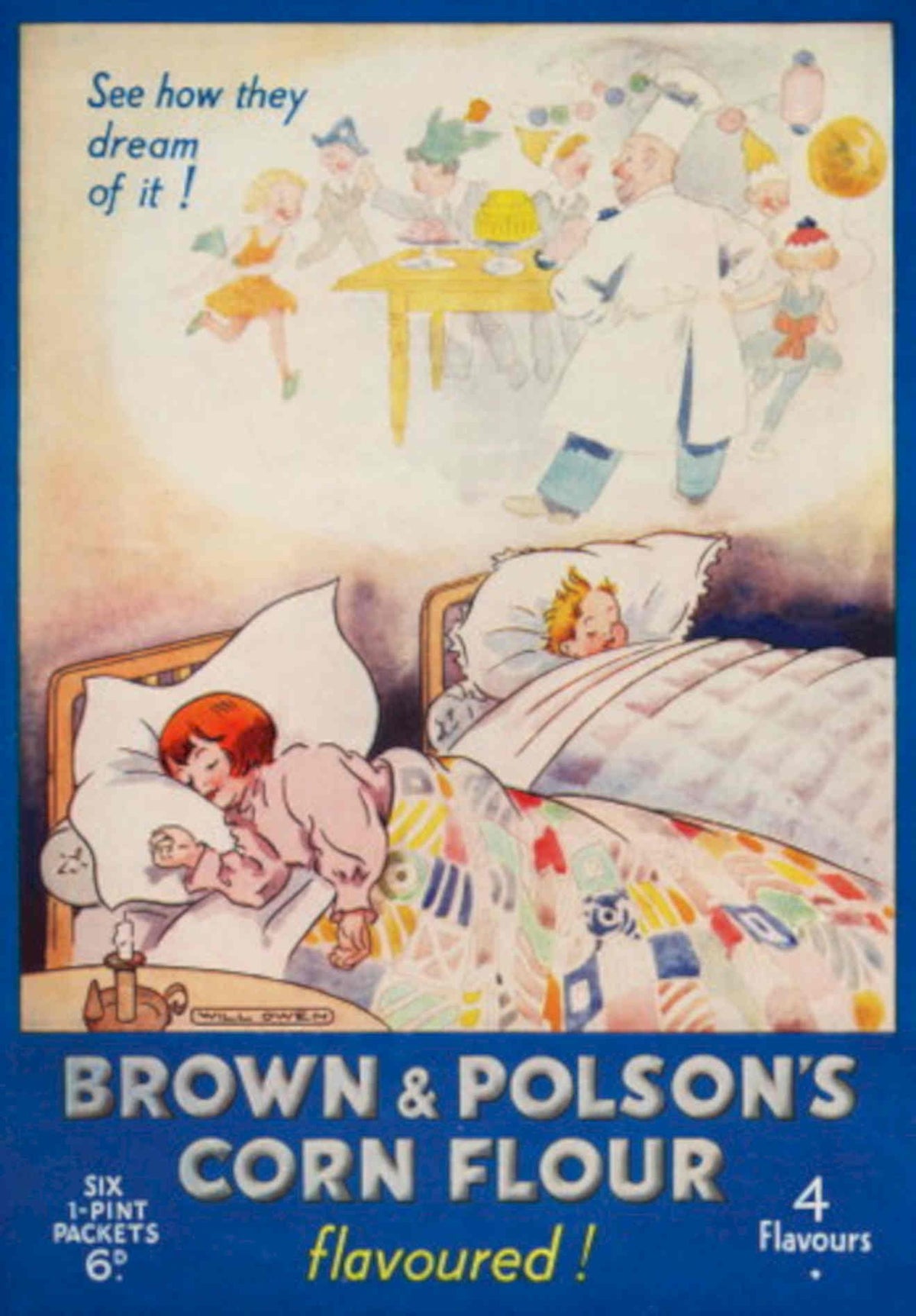 Vintage Children Poster 1930s Vintage Retro Advert Poster