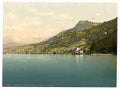 Vintage Chillon Castle II Geneva Lake A4 Photo Print
