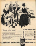 Vintage Chocolate Wives 1950s Vintage Retro Advert Poster