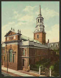 Vintage Christ Church Philadelphia A4 Photo Print