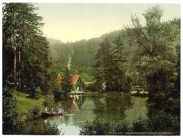 Vintage Christianental Wernigerode Hartz Mountains A4 Photo Print