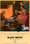 Vintage Christmas Chess 1950s Vintage Retro Advert Poster