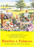 Vintage Christmas Picnic 1950s Vintage Retro Advert Poster