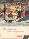 Vintage Christmas Scene 2 1940s Vintage Retro Advert Poster
