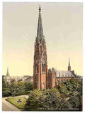 Vintage Church Bremerhafen Hanover A4 Photo Print