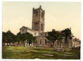 Vintage Church Ludlow England A4 Photo Print