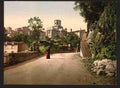 Vintage Church and old town Royat A4 Photo Print