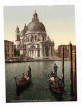 Vintage Church of Salute Venice A4 Photo Print