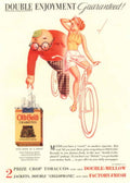 Vintage Cigarette Crash 1930s Vintage Retro Advert Poster