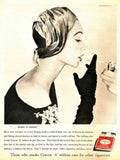 Vintage Cigarette Woman 1950s Vintage Retro Advert Poster