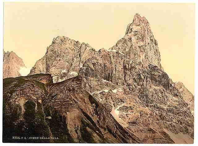 Vintage Cimon della Pala Tyrol A4 Photo Print