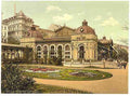 Vintage City park Carlsbad Bohemia A4 Photo Print