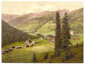 Vintage Clavadel Graubunden Grisons A4 Photo Print