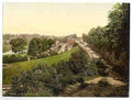Vintage Cliff and town Ross on Wye A4 Photo Print