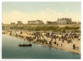 Vintage Cliffs And Beach Clactononsea England A4 Photo Print
