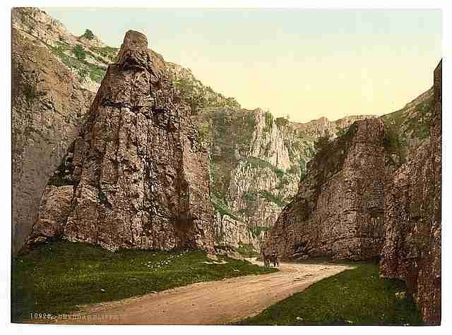 Vintage Cliffs III Cheddar A4 Photo Print