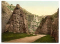 Vintage Cliffs Iii Cheddar England A4 Photo Print