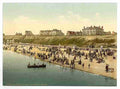 Vintage Cliffs and beach Clacton on Sea A4 Photo Print