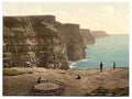 Vintage Cliffs at Moher County Claire A4 Photo Print