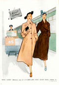 Vintage Clothes London 1940s Vintage Retro Advert Poster