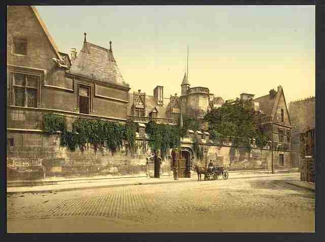 Vintage Cluny Museum Paris A4 Photo Print