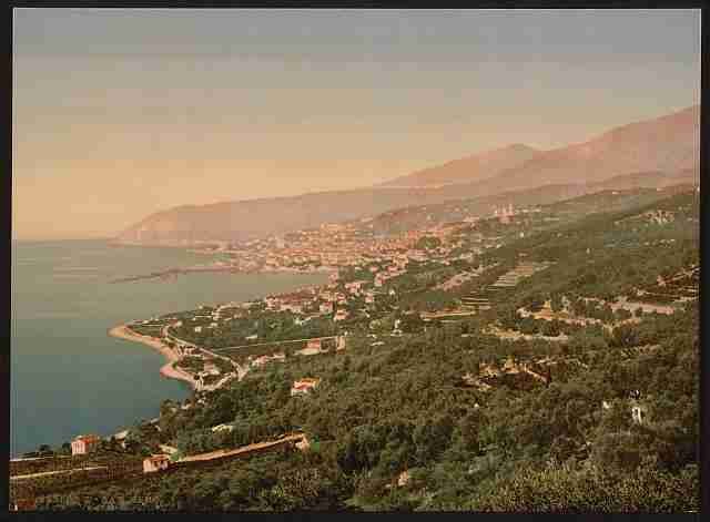 Vintage Col di Paggio San Remo A4 Photo Print