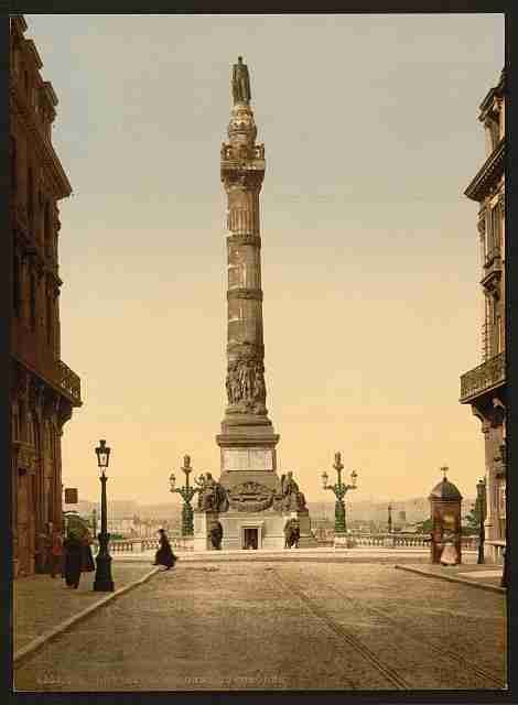 Vintage Column of Congress Brussels A4 Photo Print