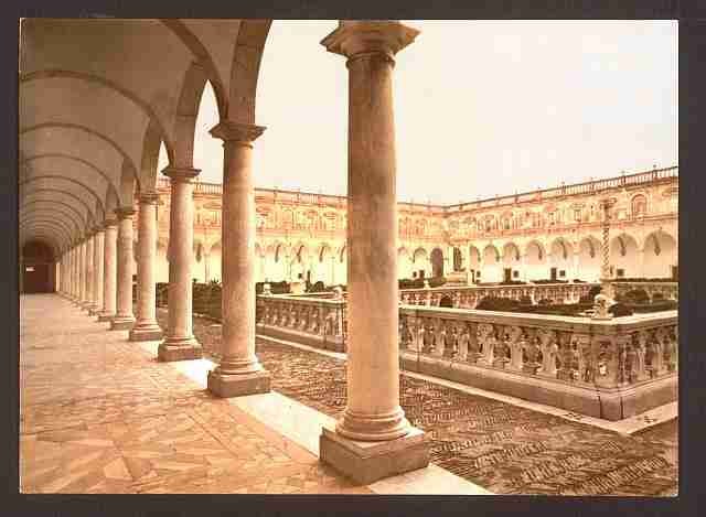 Vintage Convent of San Martino Naples A4 Photo Print