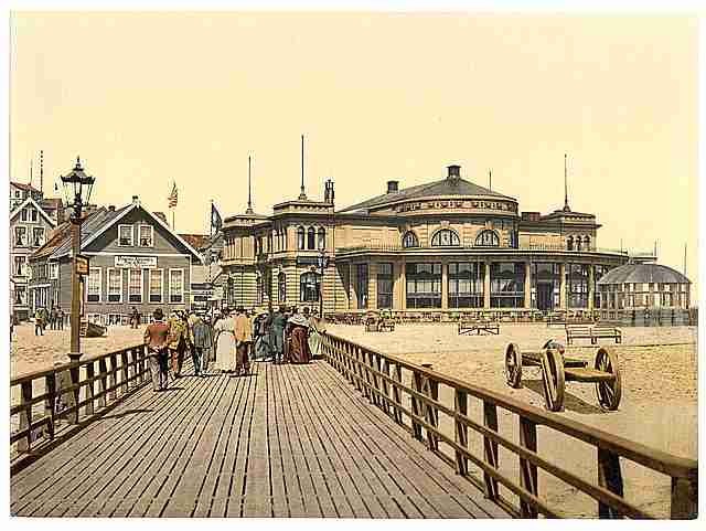 Vintage Conversation House Helgoland A4 Photo Print