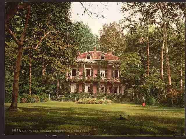 Vintage Cottage occupied by lEmpereur Vichy A4 Photo Print