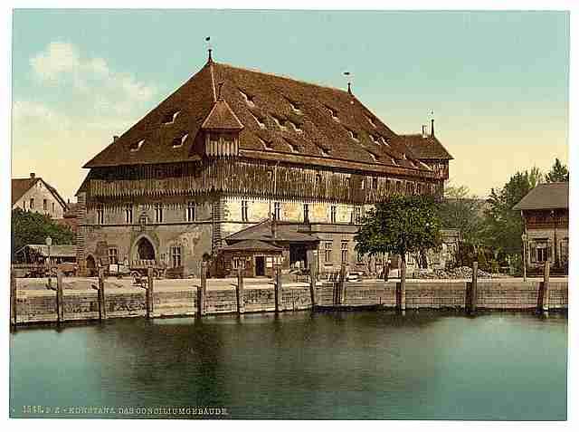 Vintage Council Building Constance Baden A4 Photo Print