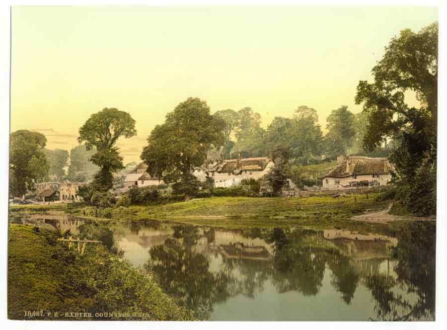 Vintage Countess Weir Exeter England A4 Photo Print