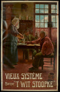 Vintage Couple Clock Vintage Retro Advert Poster