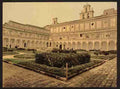 Vintage Courtyard Naples A4 Photo Print