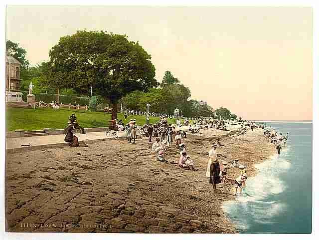 Vintage Cowes the green I Isle of Wight A4 Photo Print