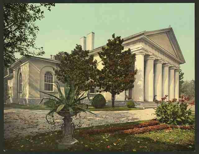 Vintage Custis Lee Mansion Arlington VA A4 Photo Print