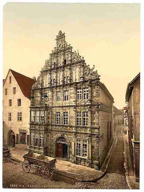 Vintage Das Rattenfangerhaus Hameln Hanover A4 Photo Print