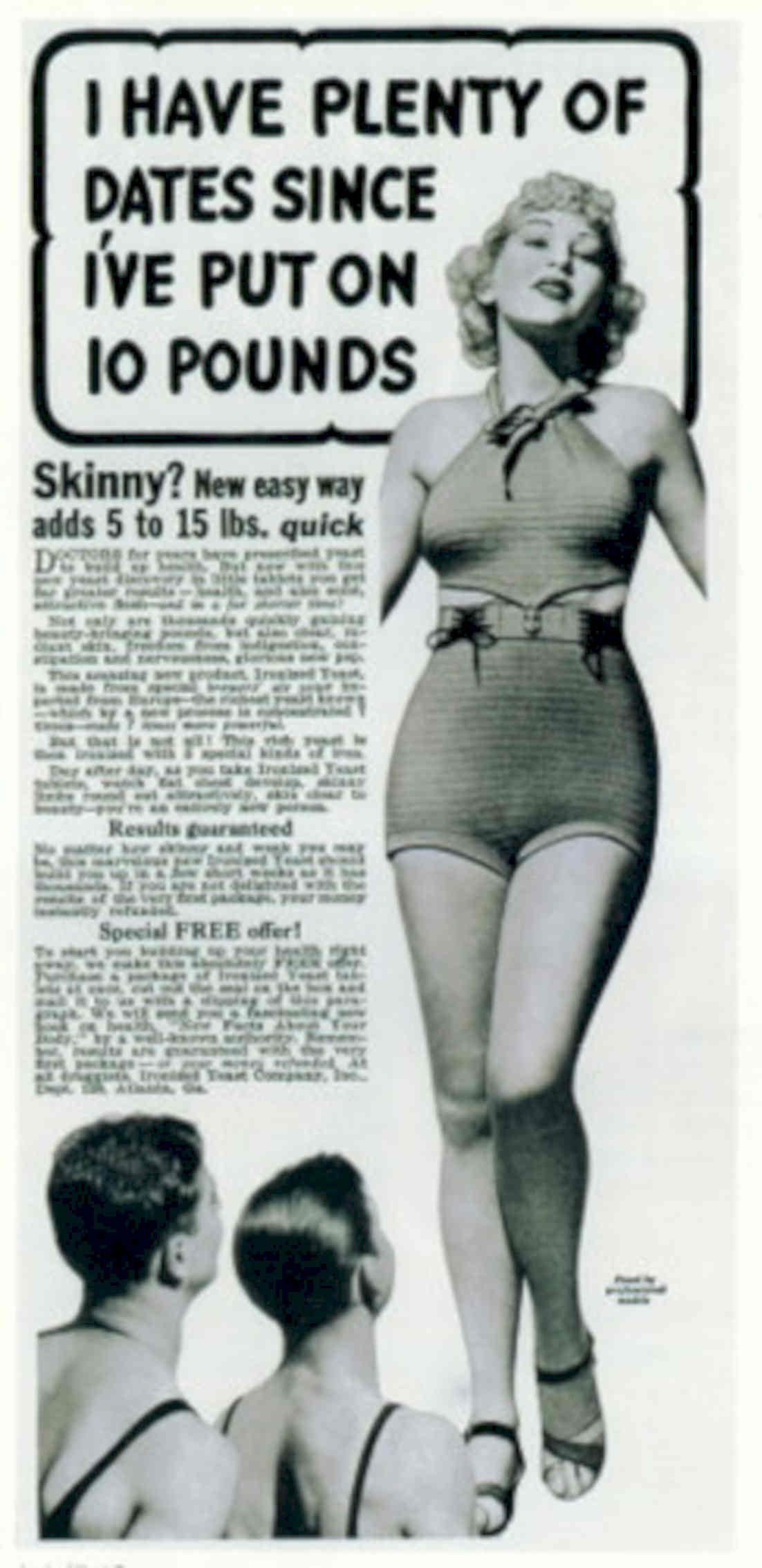 Vintage Dates Swimsuit 1 1930s Vintage Retro Advert Poster