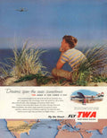 Vintage Dc3 Dreams 1950s Vintage Retro Advert Poster
