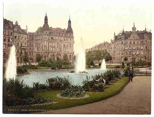 Vintage Der Deutsche Ring Cologne the Rhine A4 Photo Print