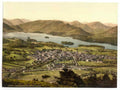 Vintage Derwentwater And Keswick Lake District England A4 Photo Print