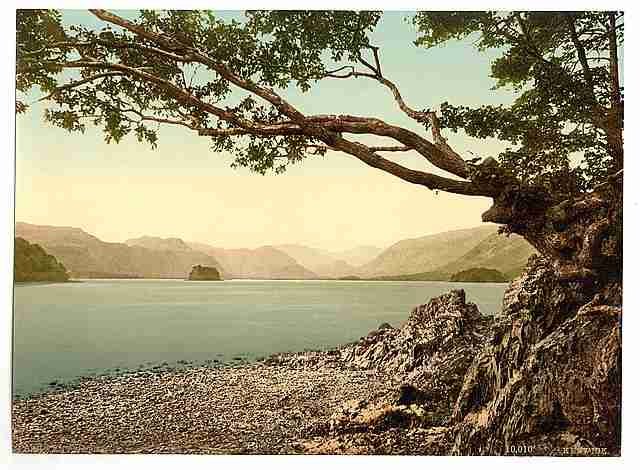 Vintage Derwentwater Keswick Lake District A4 Photo Print