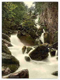 Vintage Derwentwater Lodore Falls Lake District A4 Photo Print