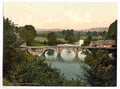 Vintage Dinham Bridge Ludlow A4 Photo Print