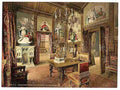 Vintage Dining room Neuschwanstein Castle Upper Bavaria A4 Photo Print