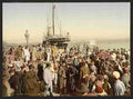 Vintage Disembarking from a ship I Algiers A4 Photo Print