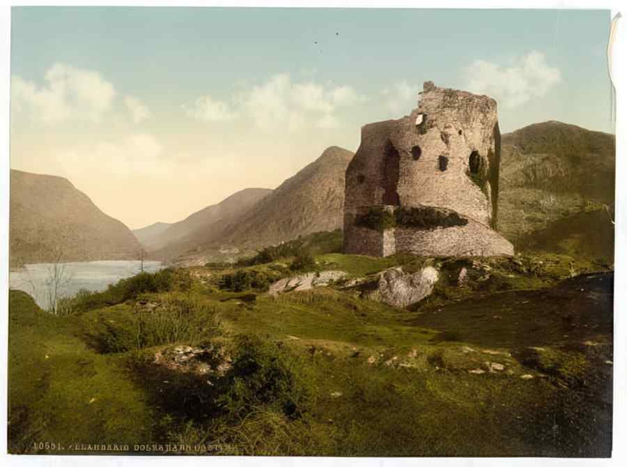 Vintage Dolbadarn Castle Llanberis Wales A4 Photo Print