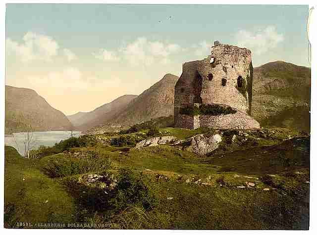 Vintage Dolbadarn Castle Llanberis A4 Photo Print